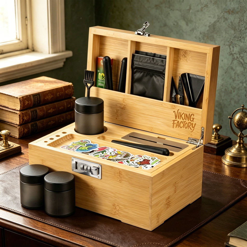 Geschenkset Natürliche Bambus-Aufbewahrungsbox