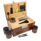Walnut Brown Bamboo Stash Box Gift Set