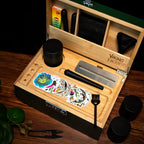 Forest Green Bamboo Stash Box Gift Set