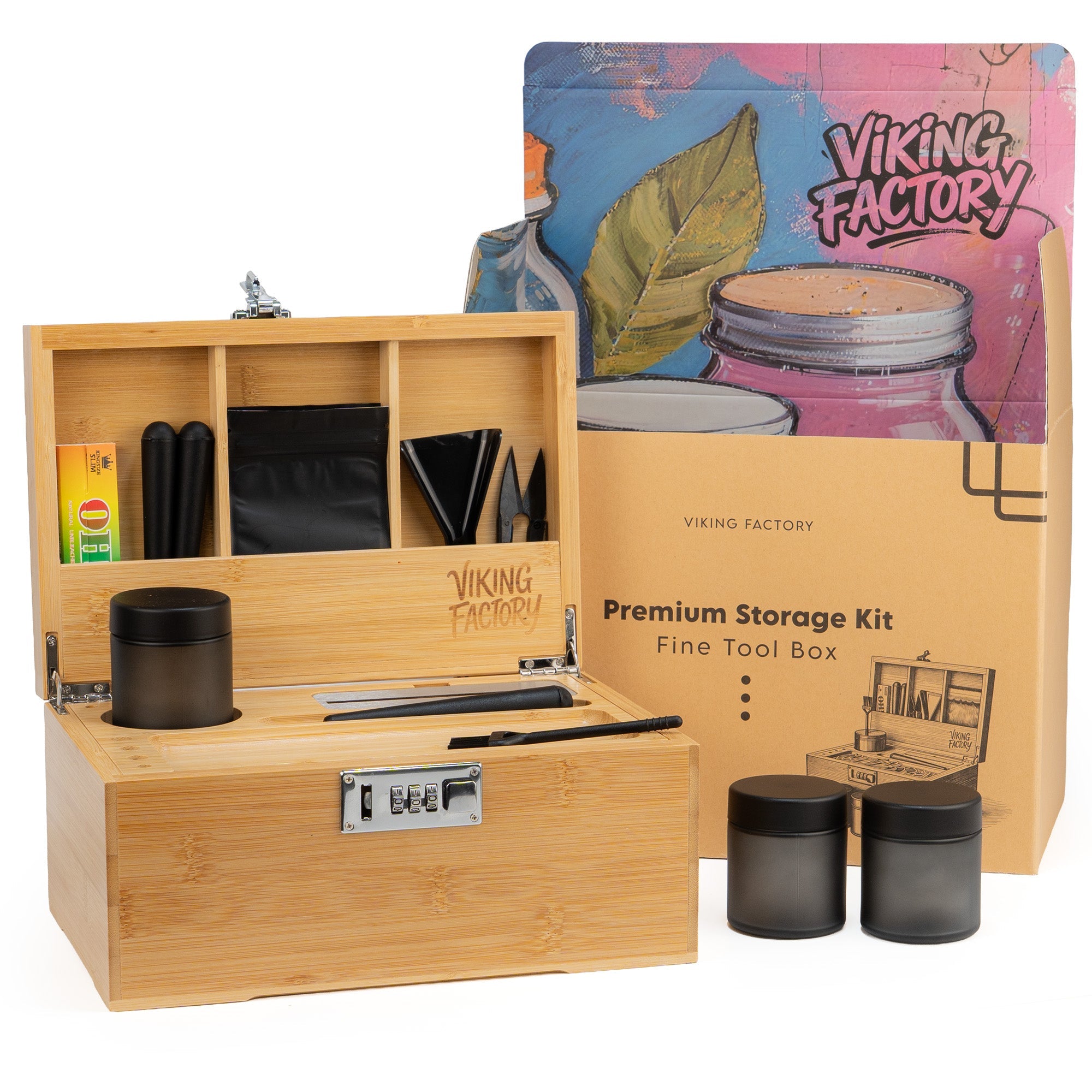 Geschenkset Natürliche Bambus-Aufbewahrungsbox