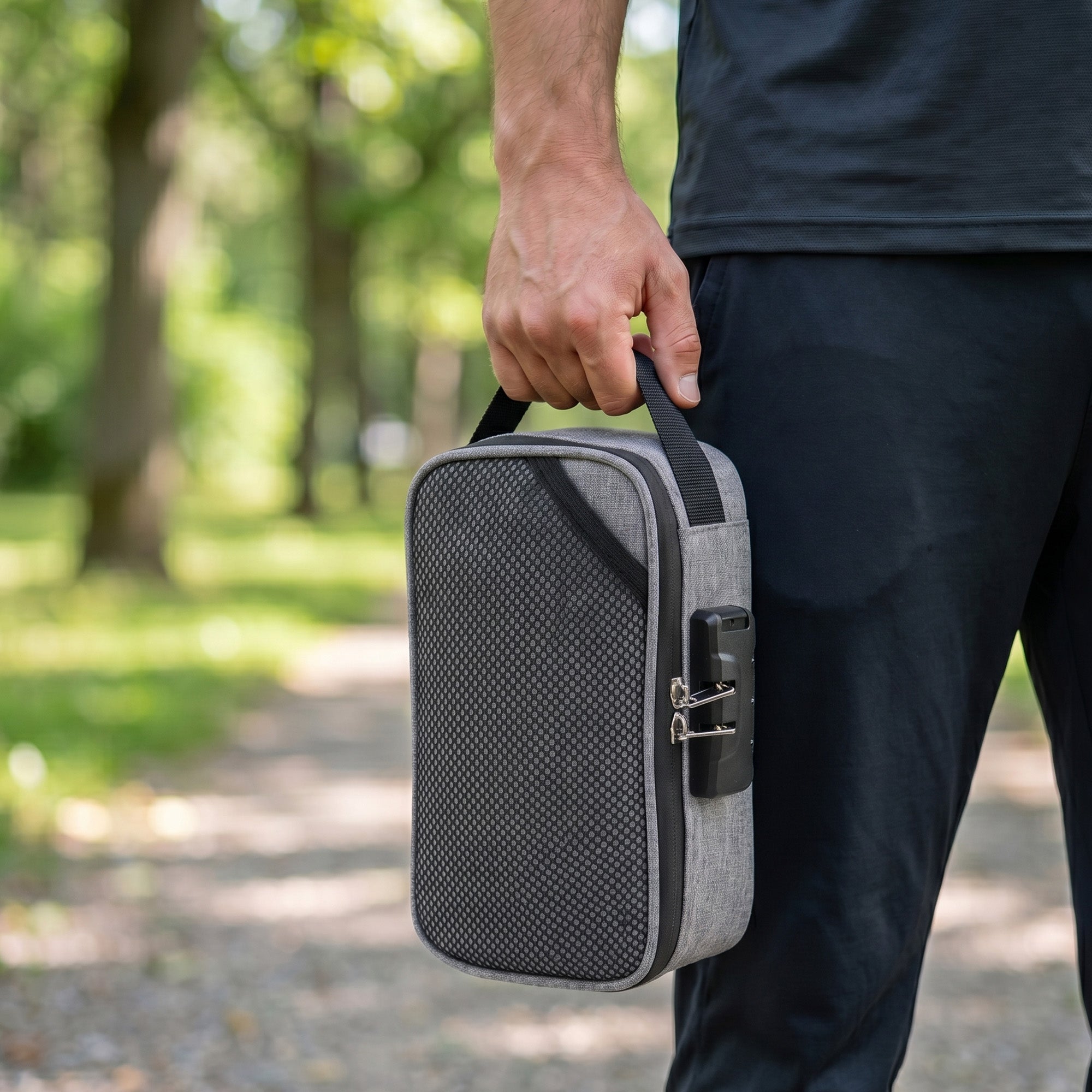Gray Smell-Proof Stash Bag Gift Set