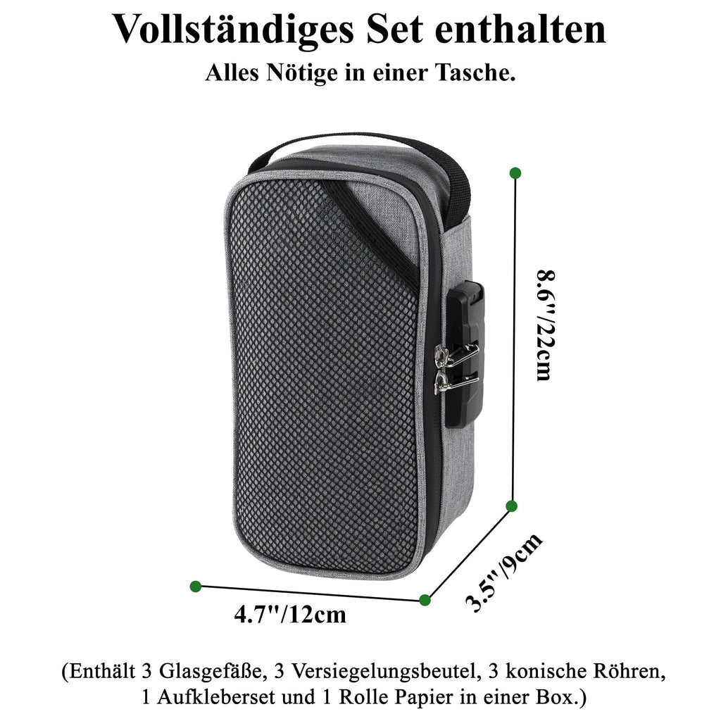 Gray Smell-Proof Stash Bag Gift Set