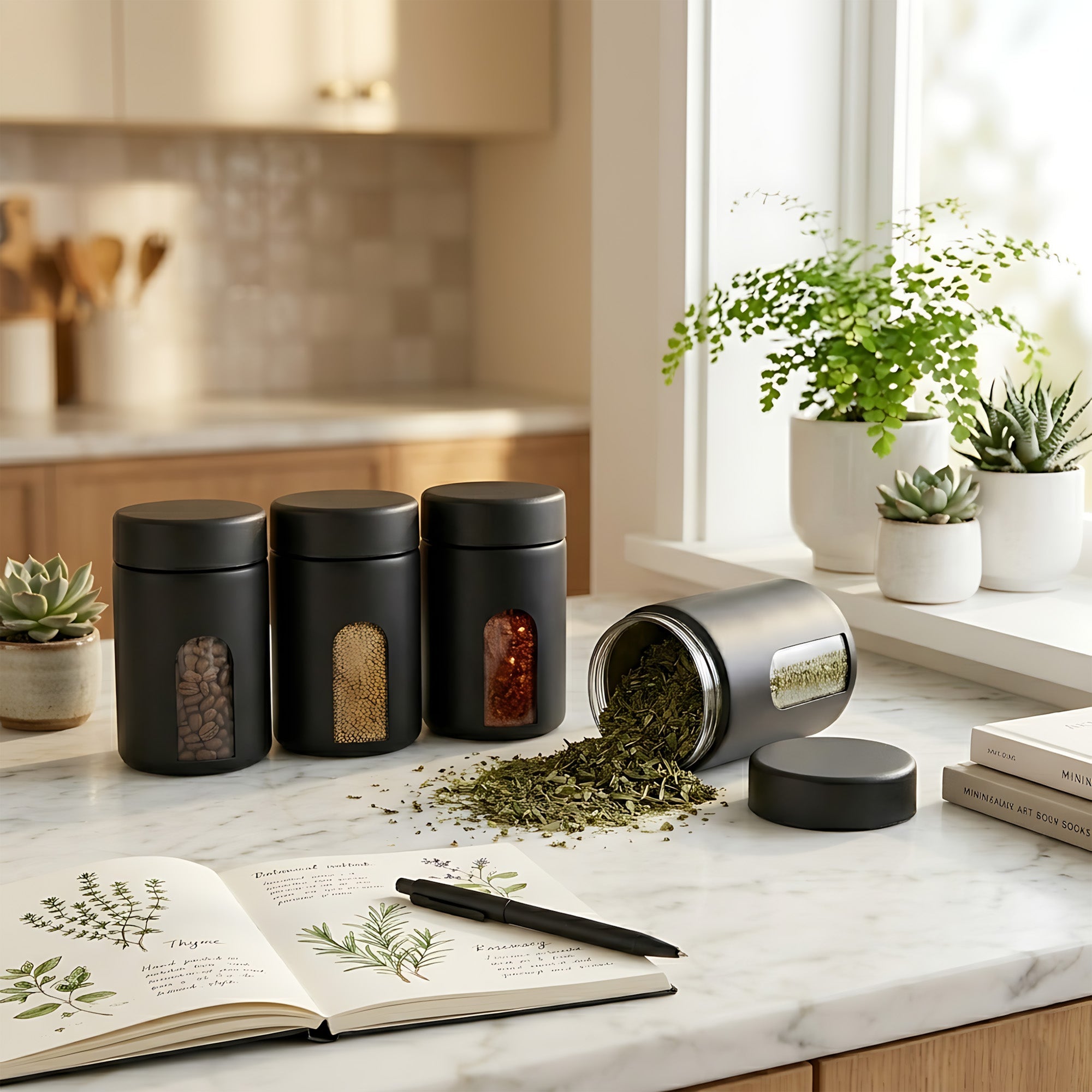 Airtight Glass Storage Jar Gift Set