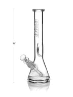Medium, Clear Beaker Base Water Pipe