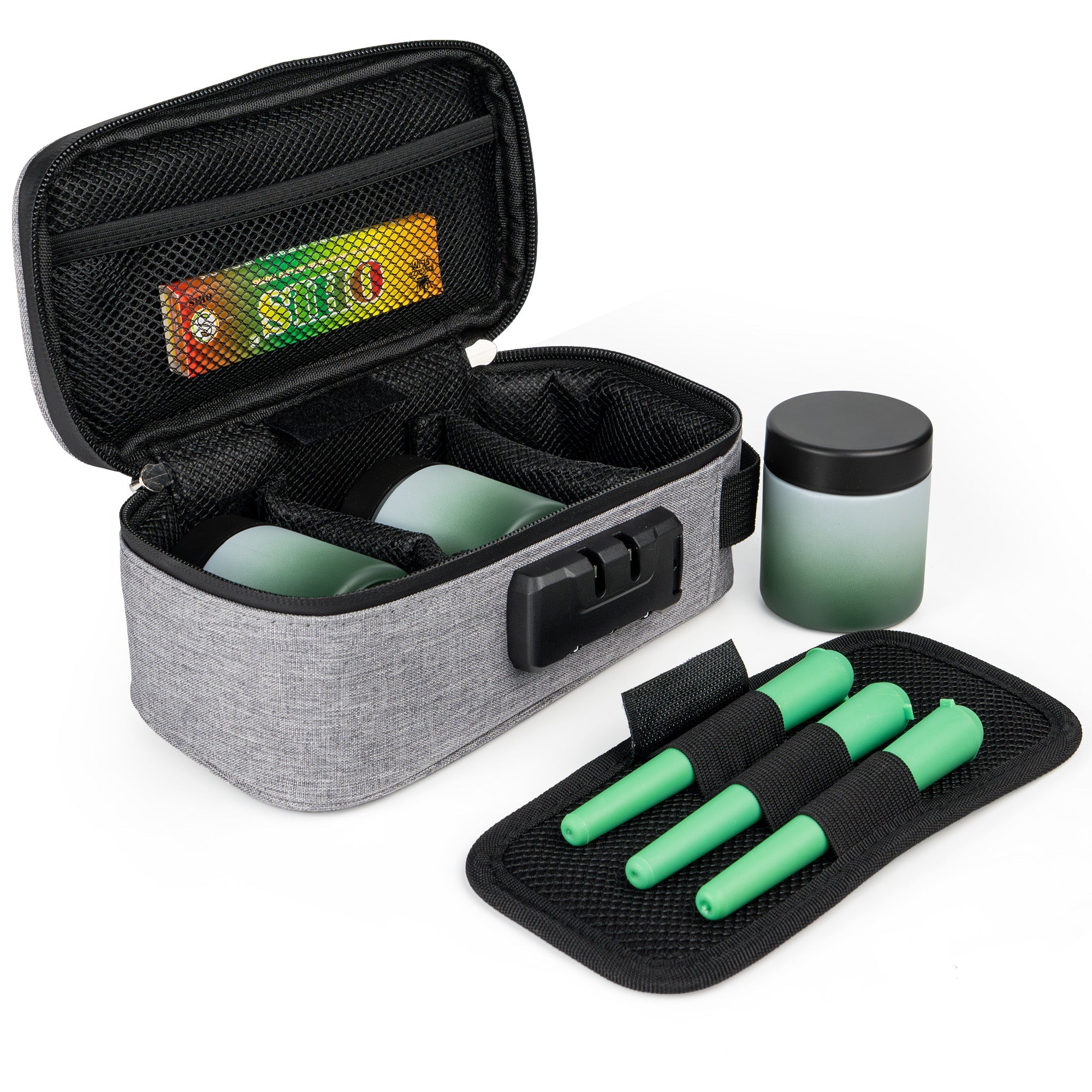 Gray Smell-Proof Stash Bag Gift Set