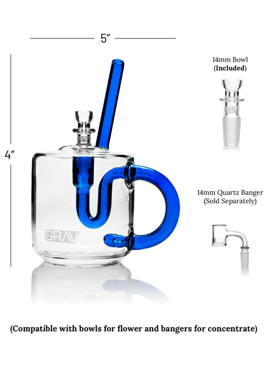 Coffee Mug Bubbler - Assorted Colors